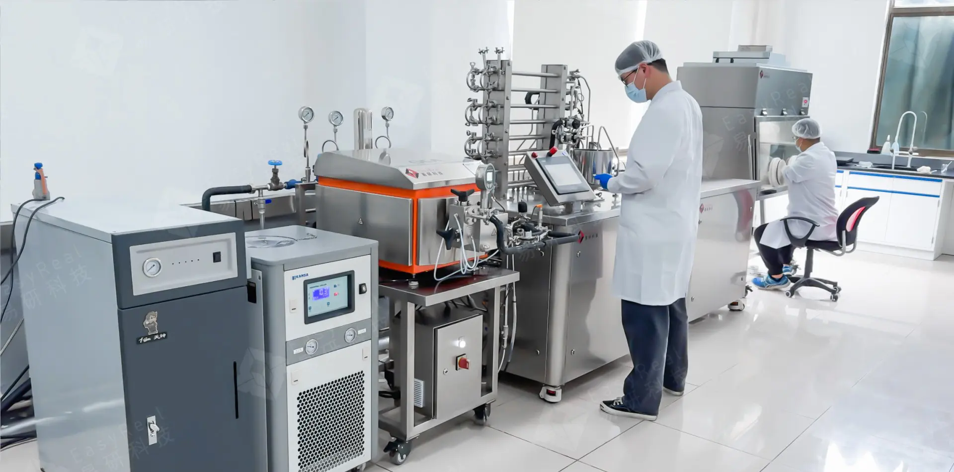 EasyReal Pilot Beverage R&D Systems Pilot beverage R&D banner — EasyReal lab and pilot systems for formulation, UHT sterilization, and aseptic filling